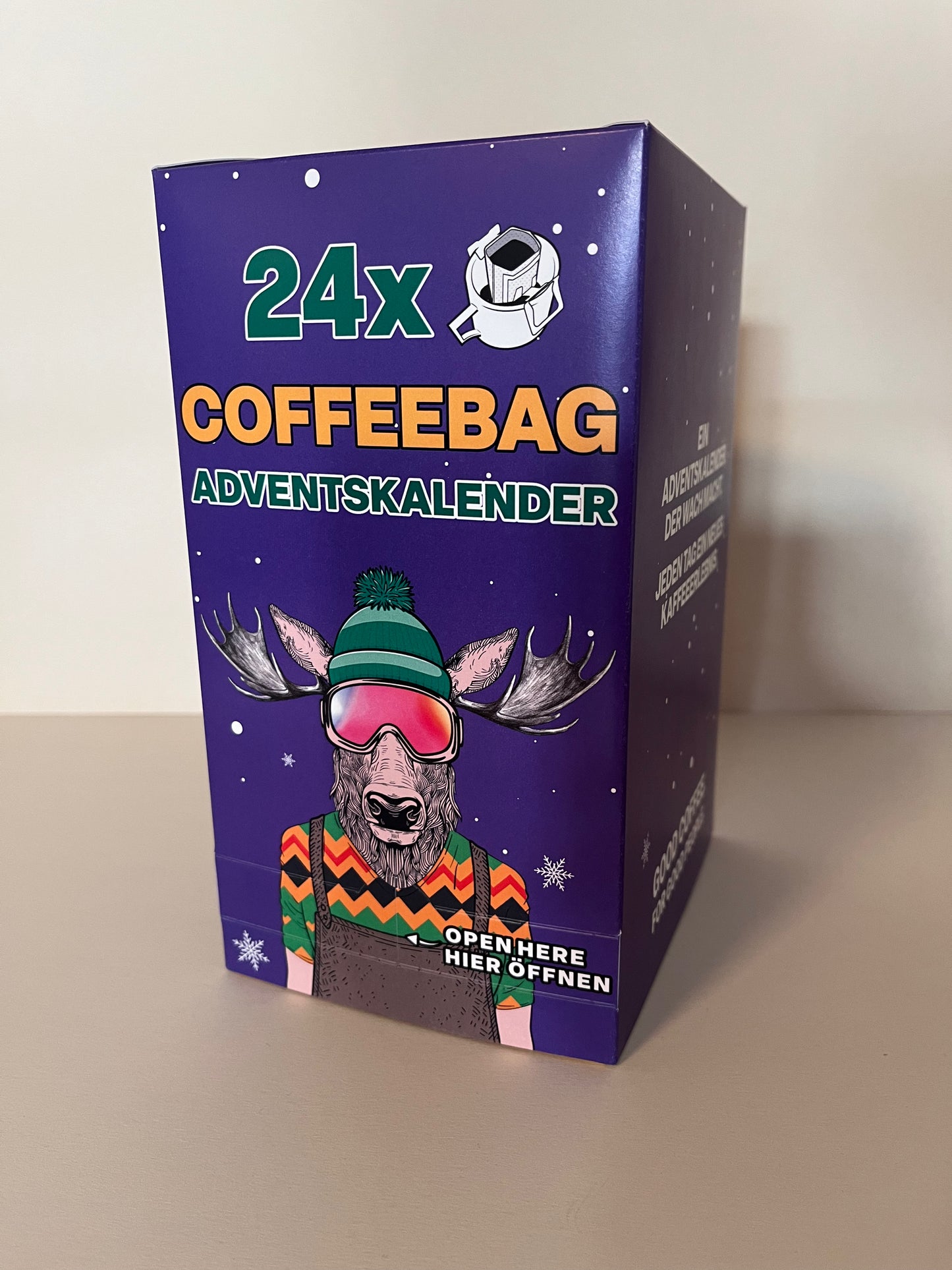Kaffee Adventskalender Lila