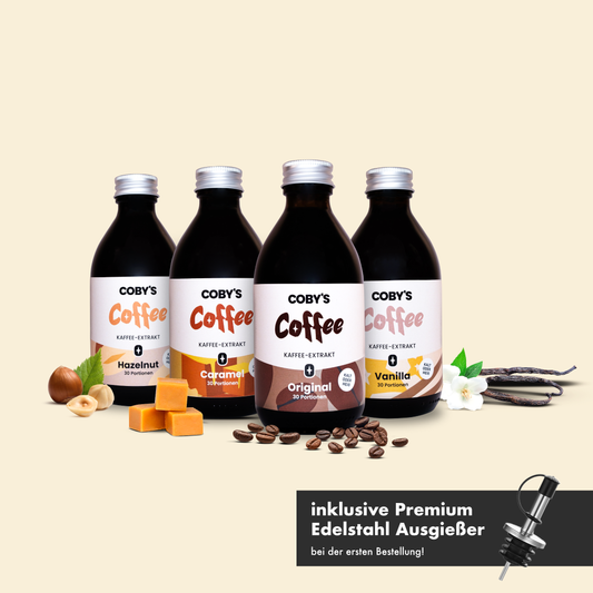 Cobys Kaffeekonzentrat 4er Probier-Bundle — alle vier Sorten im Set | That's Coffee