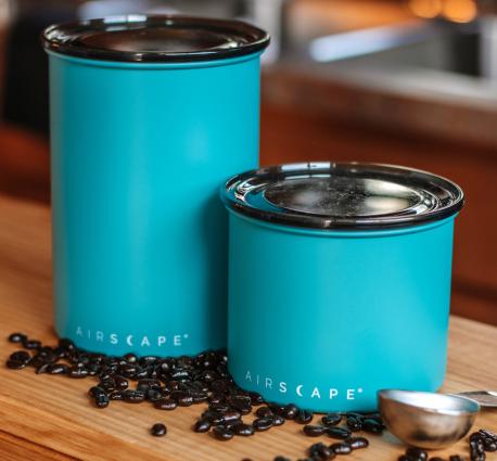 Airscape coffee tin for 500g coffee, in different colors