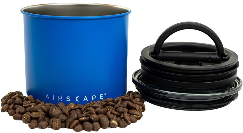 Airscape coffee tin for 500g coffee, in different colors