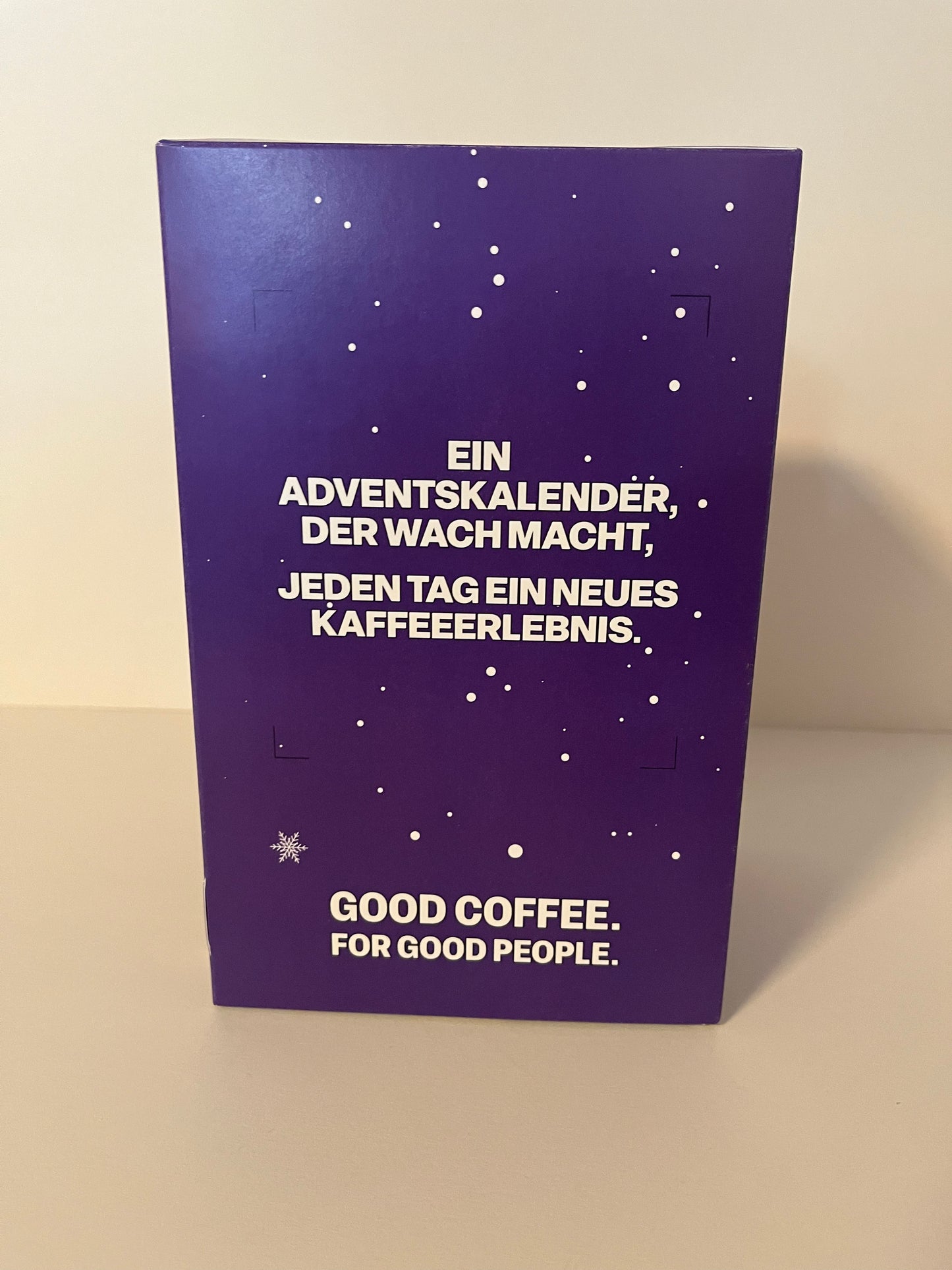 Kaffee Adventskalender Lila