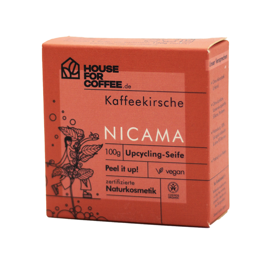 Nicama Kaffekirschen Naturseife Seite