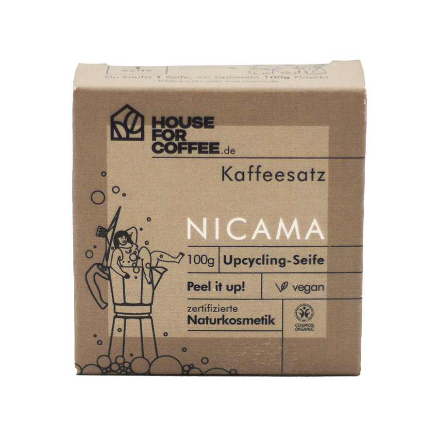 Nicama Kaffeesatz Naturseife