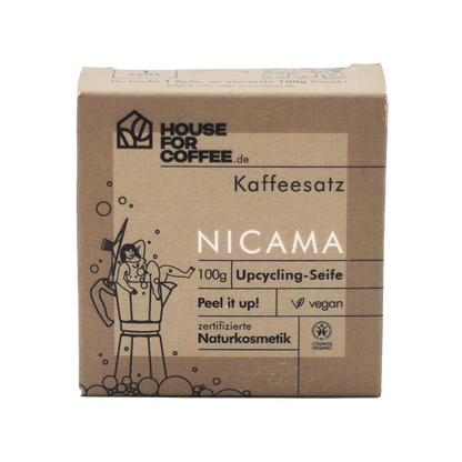 Nicama Kaffeesatz Naturseife