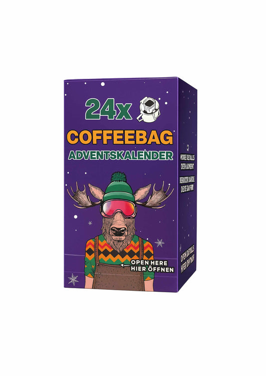 Kaffee Adventskalender Lila