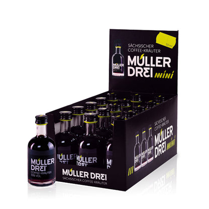 Mueller Drei Coffee Kraeuter Displaykarton