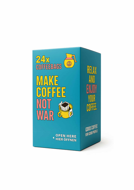 CoffeeBag Kalender Make Coffee NOT War