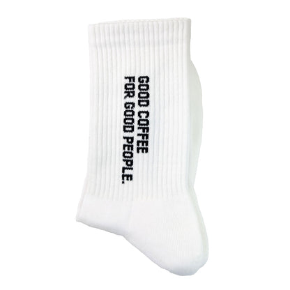 „Good Coffee for Good People“ Socken