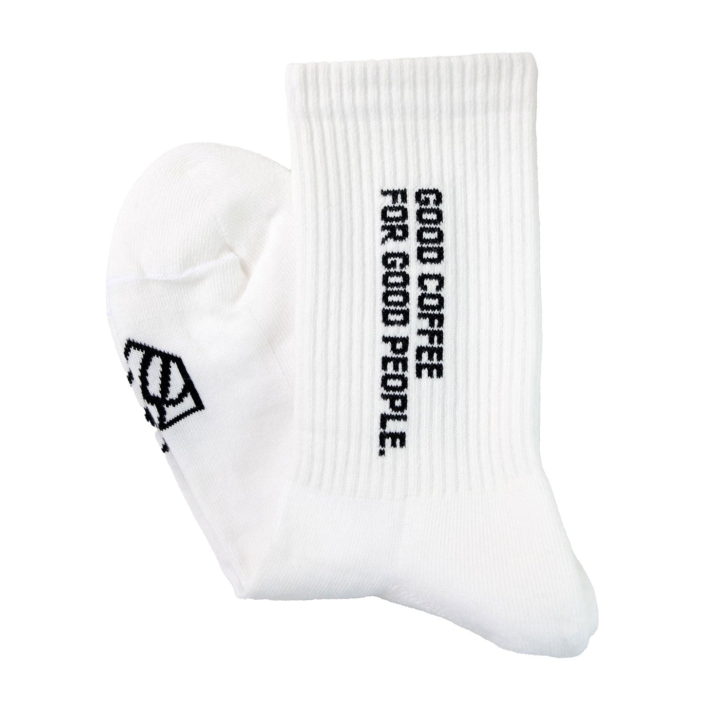 “Good Coffee for Good People” socks