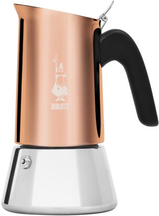 Bialetti Venus 6 Tassen, Edelstahl/Kupfer Espressokocher