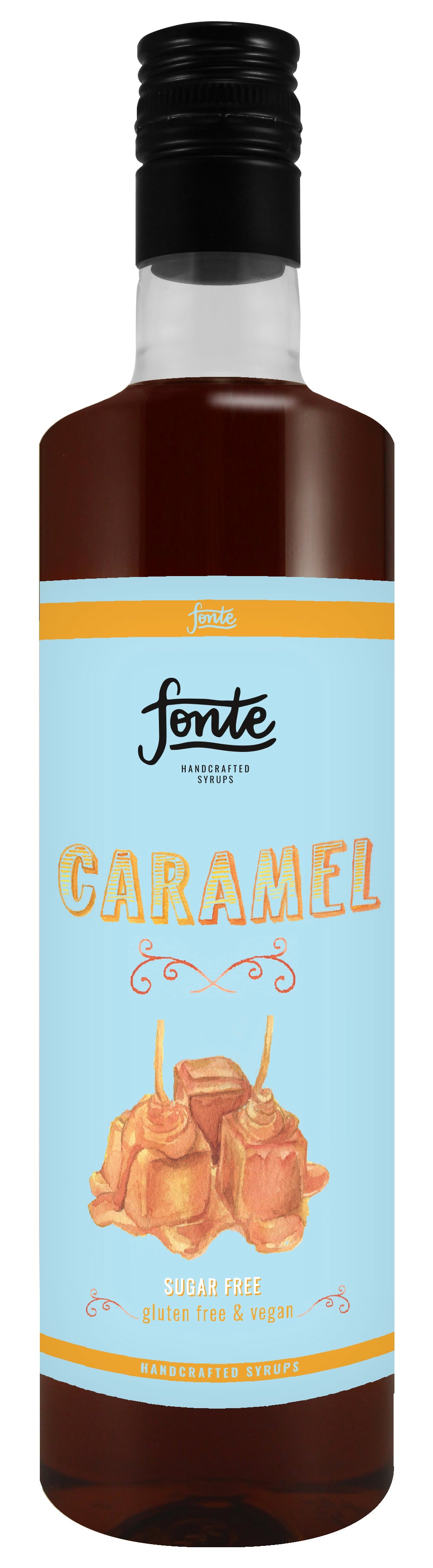 Fonte Caramel Sirup Zuckerfrei